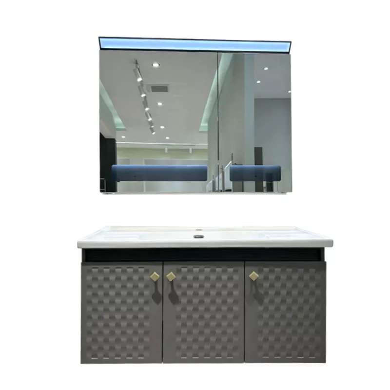 Vanité de salle de bain en PVC haute densité