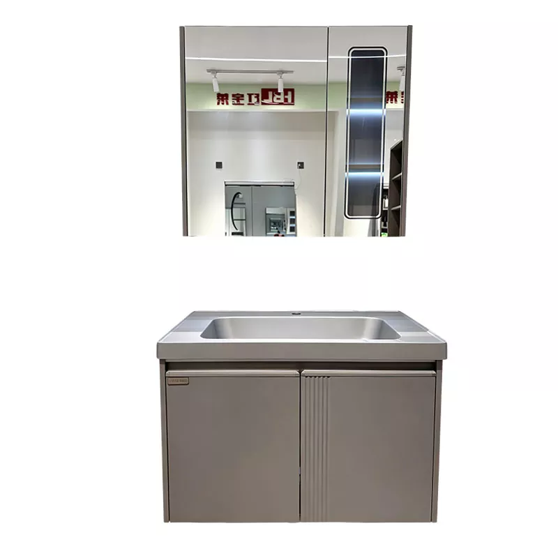 Vanité de salle de bain minimaliste en PVC