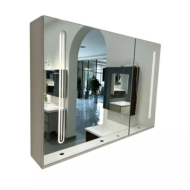 Armoire de miroir de salle de bains à capteur tactile